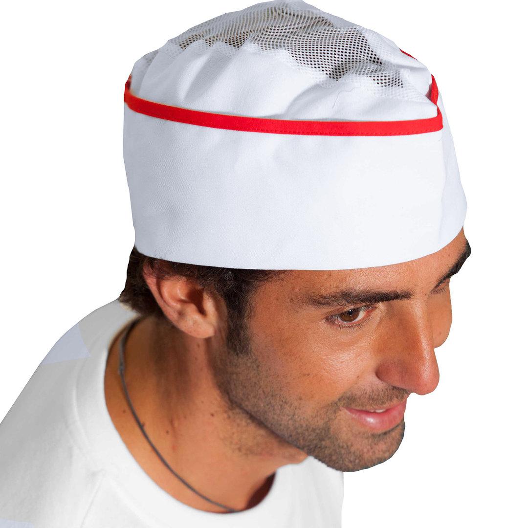 Men's hat with HACCP compliant net