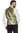 Unisex reversible waistcoat shiny gold