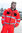 Unisex jacket with high visibility bands