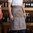 Long Apron with Stain Resistant Vintage Hemp Effect Texture