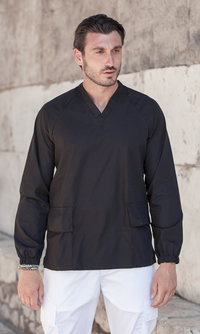 Men's tunic in wash-resistant fabric