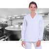 Unisex long-sleeved jacket compliant with HACCP