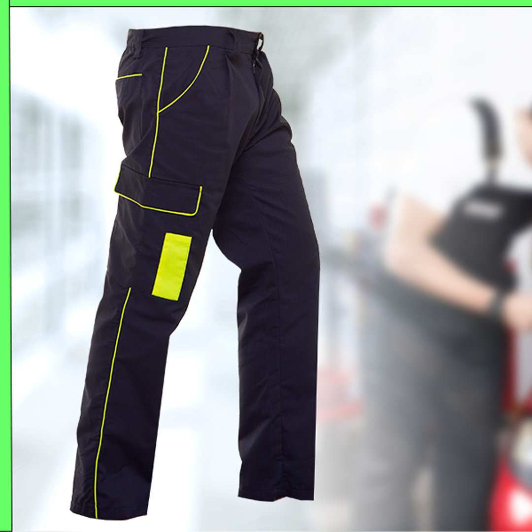 Unisex multi-pocket maintenance trousers