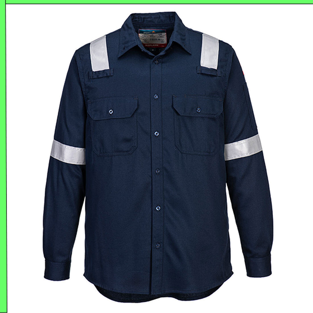 Multi standard trivalent shirt with reflective bands
