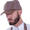 Hat with Stain Resistant Vintage Hemp Effect Texture