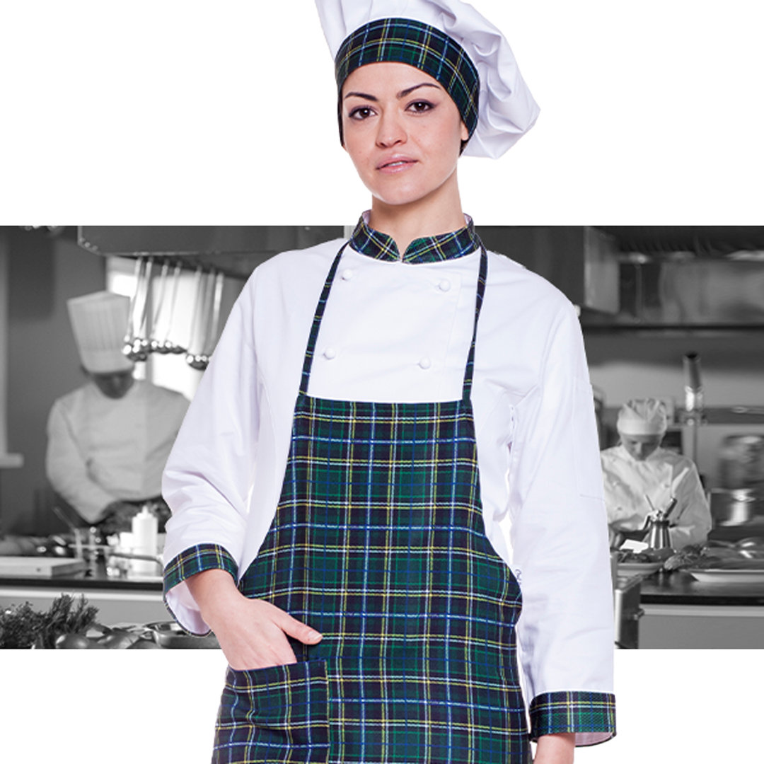 Unisex Scottish weave apron