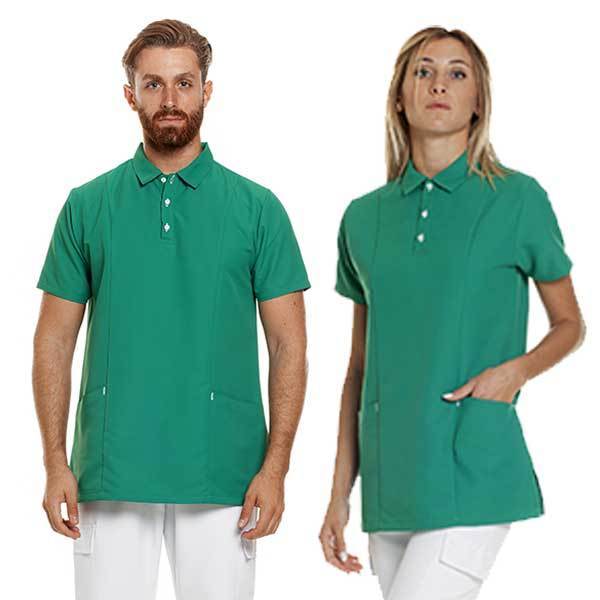 Unisex green tunic