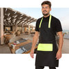 Apron with fluorescent inserts