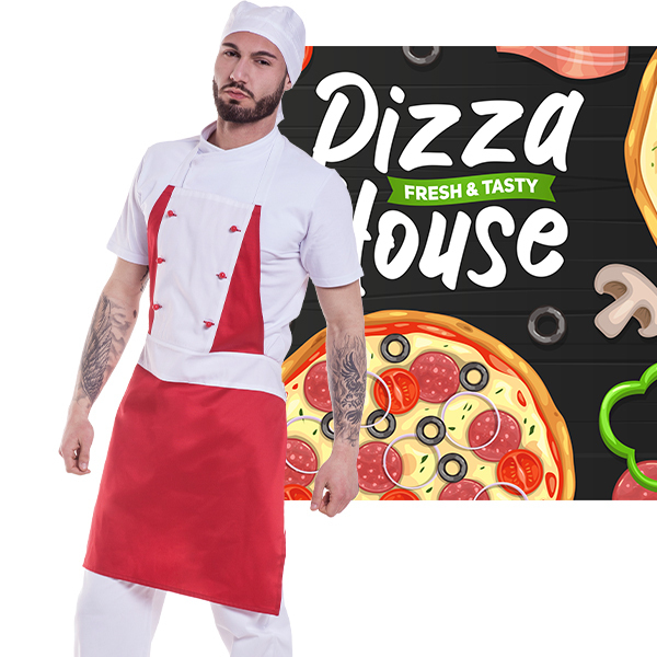Apron for pizza chef