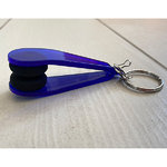 Key holder with rubber