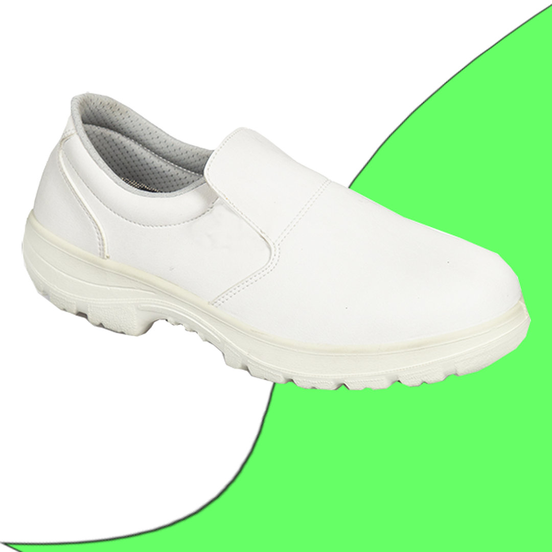 Waterproof leather kitchen shoes