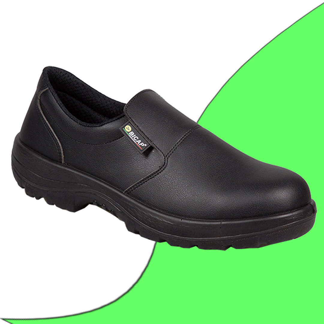Waterproof leather kitchen shoes