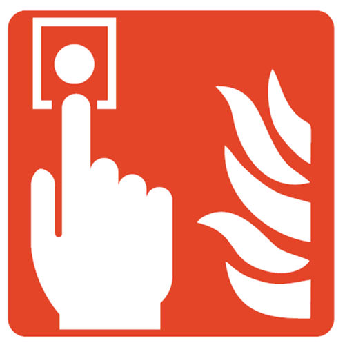ACTIVATE IN CASE OF FIRE EMERGENCY SIGNS