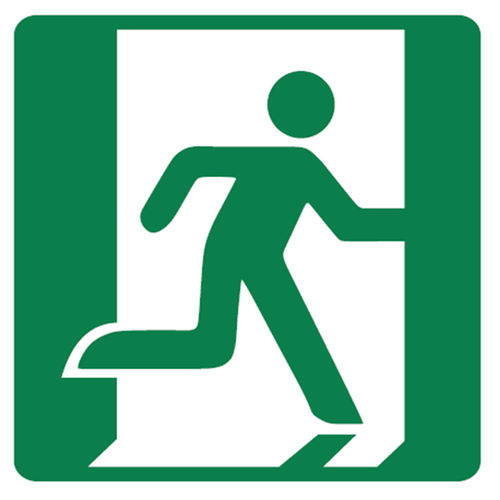 EMERGENCY EXIT SAFETY SIGNS