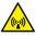DANGER SIGN FOR HIGH FREQUENCY FIELDS