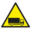 DANGER SIGN FOR VEHICLE PASSAGE